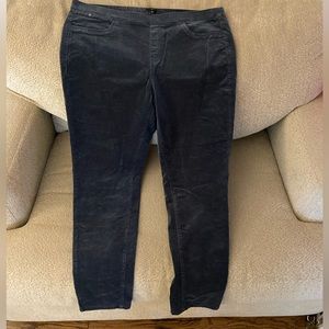 GUC — Talbots Gray Corduroy Jeggings — 2x